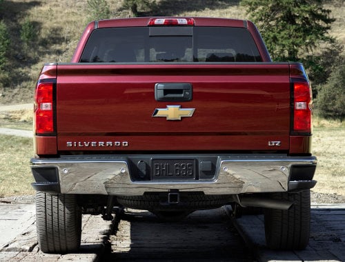 The back end of the new 2014 Chevrolet Silverado | Torque News